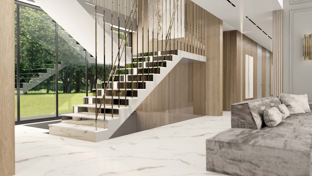 stonowane kolory w nowoczesnych wnętrzach